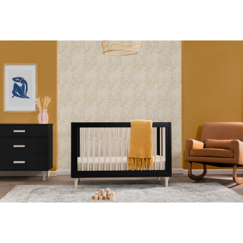 Babyletto Lolly 3-in-1 Convertible Crib with Toddler Bed Conversion Kit