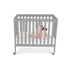 First Essentials Ruby Flat Top Mini Portable Folding Crib