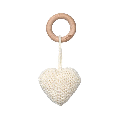 Picky Heart Rattle Teether