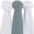 ELY`S & CO. Muslin Swaddle Blankets 3 Pack