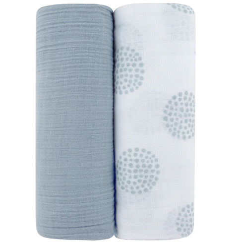 Ely`s & Co Muslin Swaddle 2 Pack