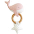 Alimrose Whale Teether Rattle Squeaker