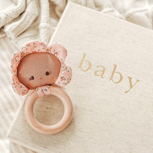 Alimrose Flower Baby Teether Rattle