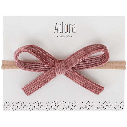 Adora Mini Corduroy Bow Headbands