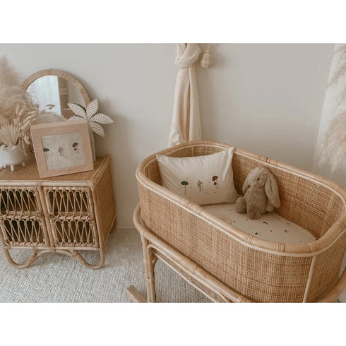 Mini Manilla Mushroom Wilderness Mini Crib Set