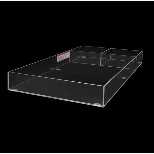 Play Tots Clear Choice Acrylic Changing Tray with 2 Small Compartments