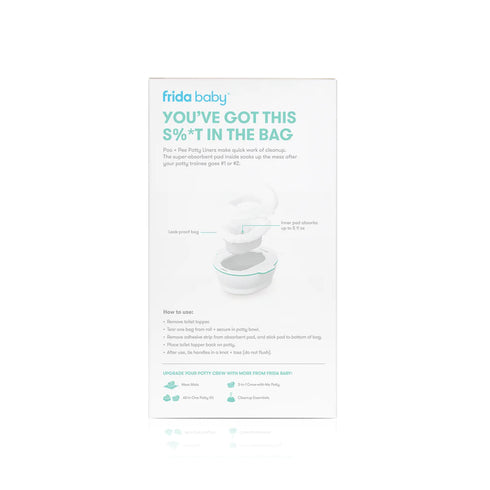 Fridababy Poo + Pee Potty Liners (30 Poo + Pee Potty Liners)