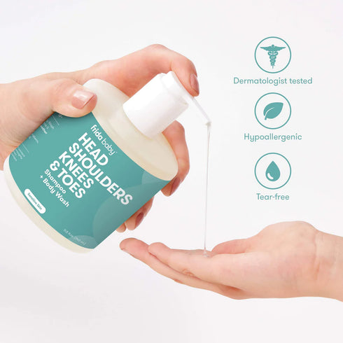 Fridababy Head, Shoulders, Knees & Toes Shampoo + Body Wash