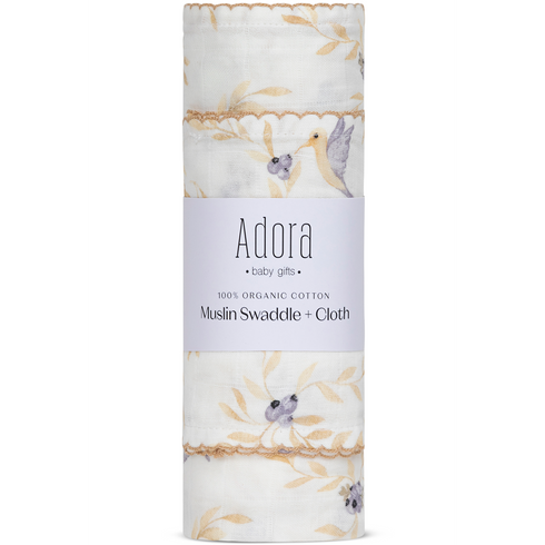 Adora Muslin Swaddle + Cloth