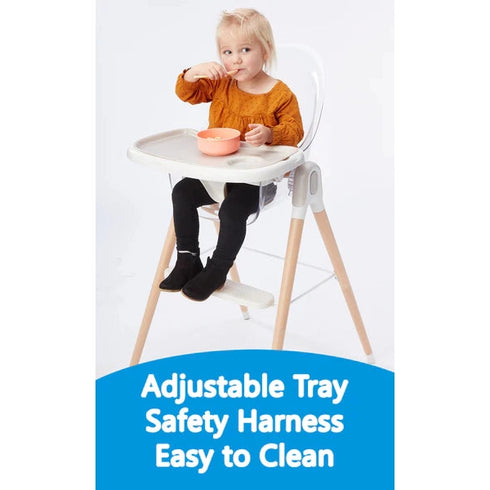 Primo Vista 3-in-1 High Chair, Toddler Chair, and Rocker