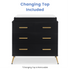 Delta Sloane 4 Drawer Dresser With Changing Top