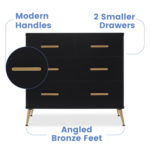 Delta Sloane 4 Drawer Dresser With Changing Top