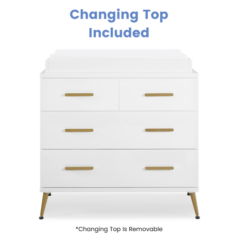 Delta Sloane 4 Drawer Dresser With Changing Top