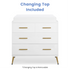 Delta Sloane 4 Drawer Dresser With Changing Top