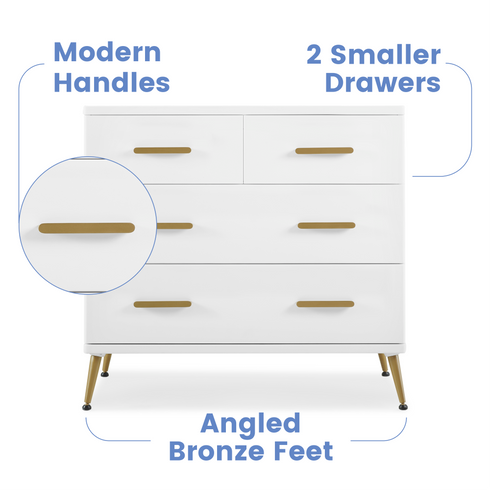 Delta Sloane 4 Drawer Dresser With Changing Top