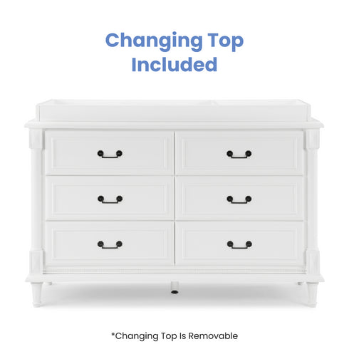 Delta Juliette 6 Drawer Dresser with Changing Top