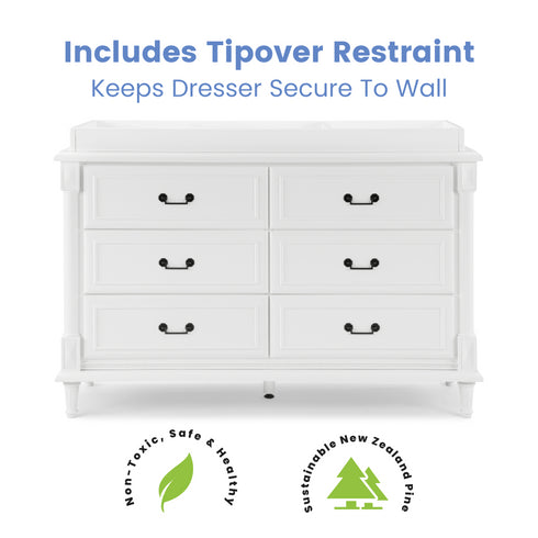 Delta Juliette 6 Drawer Dresser with Changing Top