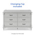 Delta Juliette 6 Drawer Dresser with Changing Top