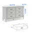 Delta Juliette 6 Drawer Dresser with Changing Top