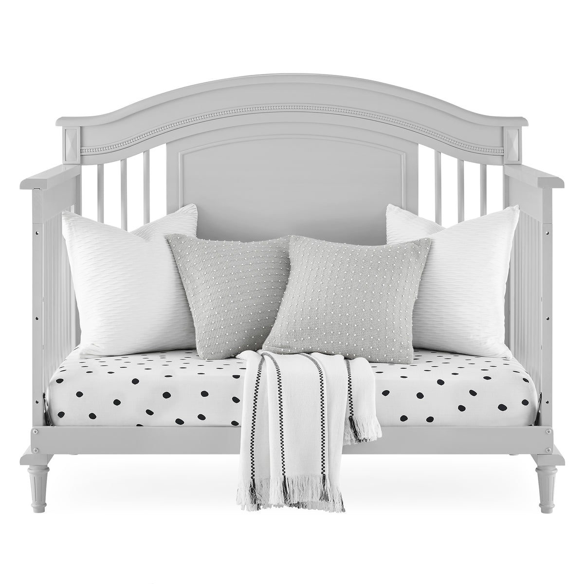 Delta Children Full Size Wood Bed Rails - Moonstruck Gray