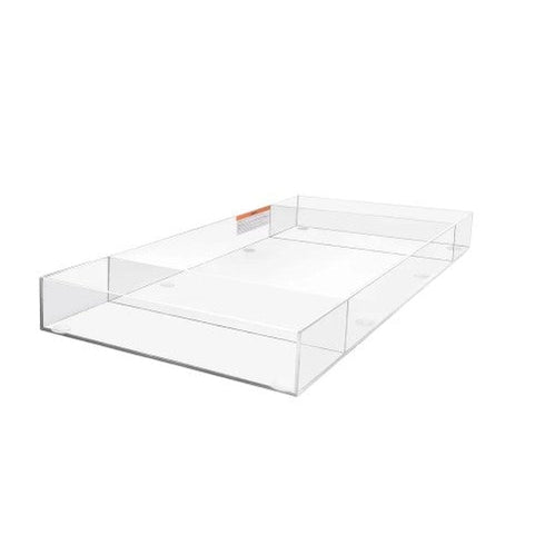 Play Tots Clear Choice Acrylic Changing Tray with 2 Large Compartments