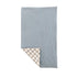 Mon Ami Slate Blue And Gingham Double Sided Muslin Play Mat