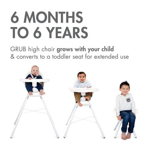 Boon Grub Dishwasher-Safe Adjustable Baby High Chair
