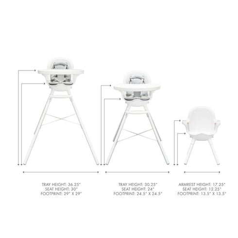 Boon Grub Dishwasher-Safe Adjustable Baby High Chair