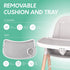Children Of Design 6 in 1 Deluxe High Chair w/cushion