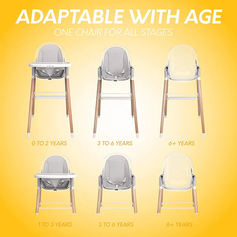 Children Of Design 6 in 1 Deluxe High Chair w/cushion