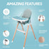 Children Of Design 6 in 1 Deluxe High Chair w/cushion