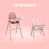 Children Of Design 6 in 1 Deluxe High Chair w/cushion
