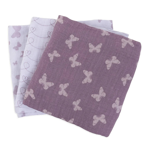 ELY`S & CO. Muslin Swaddle Blankets 3 Pack