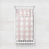 Ely's & Co Four Piece Crib Set Gingham Design