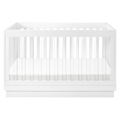 Babyletto Harlow Acrylic 3-in-1 Convertible Crib with Toddler Bed Conversion Kit