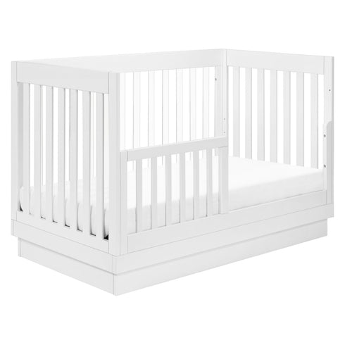 Babyletto Harlow Acrylic 3-in-1 Convertible Crib with Toddler Bed Conversion Kit