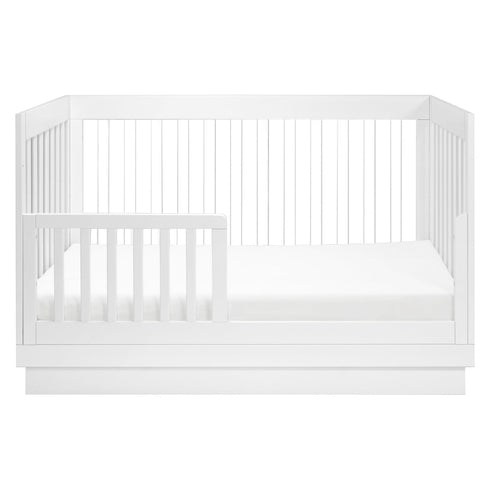 Babyletto Harlow Acrylic 3-in-1 Convertible Crib with Toddler Bed Conversion Kit