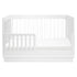 Babyletto Harlow Acrylic 3-in-1 Convertible Crib with Toddler Bed Conversion Kit