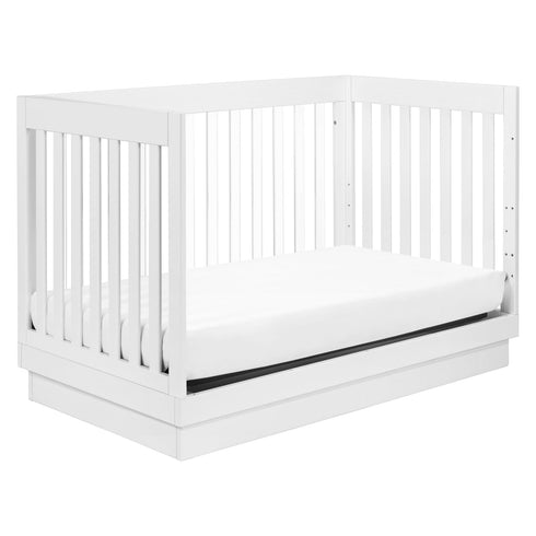 Babyletto Harlow Acrylic 3-in-1 Convertible Crib with Toddler Bed Conversion Kit