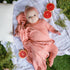 Tricot Bebe Checked Footie Set
