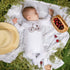 Tricot Bebe Embroidered Footie and Hat Set