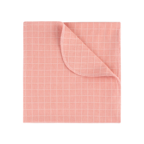 Tricot Bebe Checked Blanket