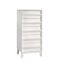 Natart Kyoto 5 Drawer Chest in White