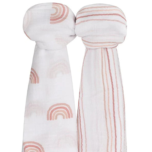 Ely`s & Co Muslin Swaddle 2 Pack
