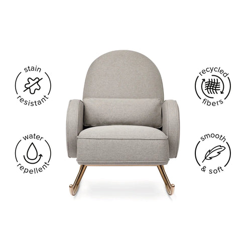 Nursery Works Compass Rocker in Eco-Performance Fabric