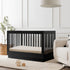 Babyletto Harlow Acrylic 3-in-1 Convertible Crib with Toddler Bed Conversion Kit