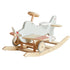 Asweets Wood Airplane Rocker & Ride on