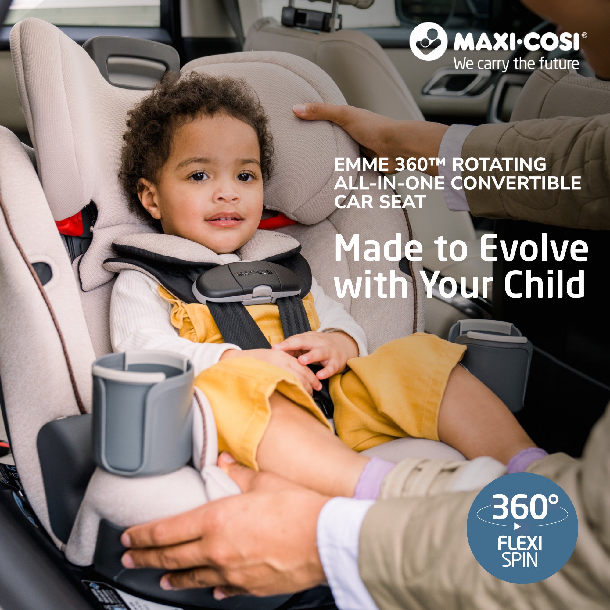 maxi cosi emma 360 Maxi-Cosi Emme 360° Rotating All-in-One Convertible Car Seat – Twinkle Baby Boutique