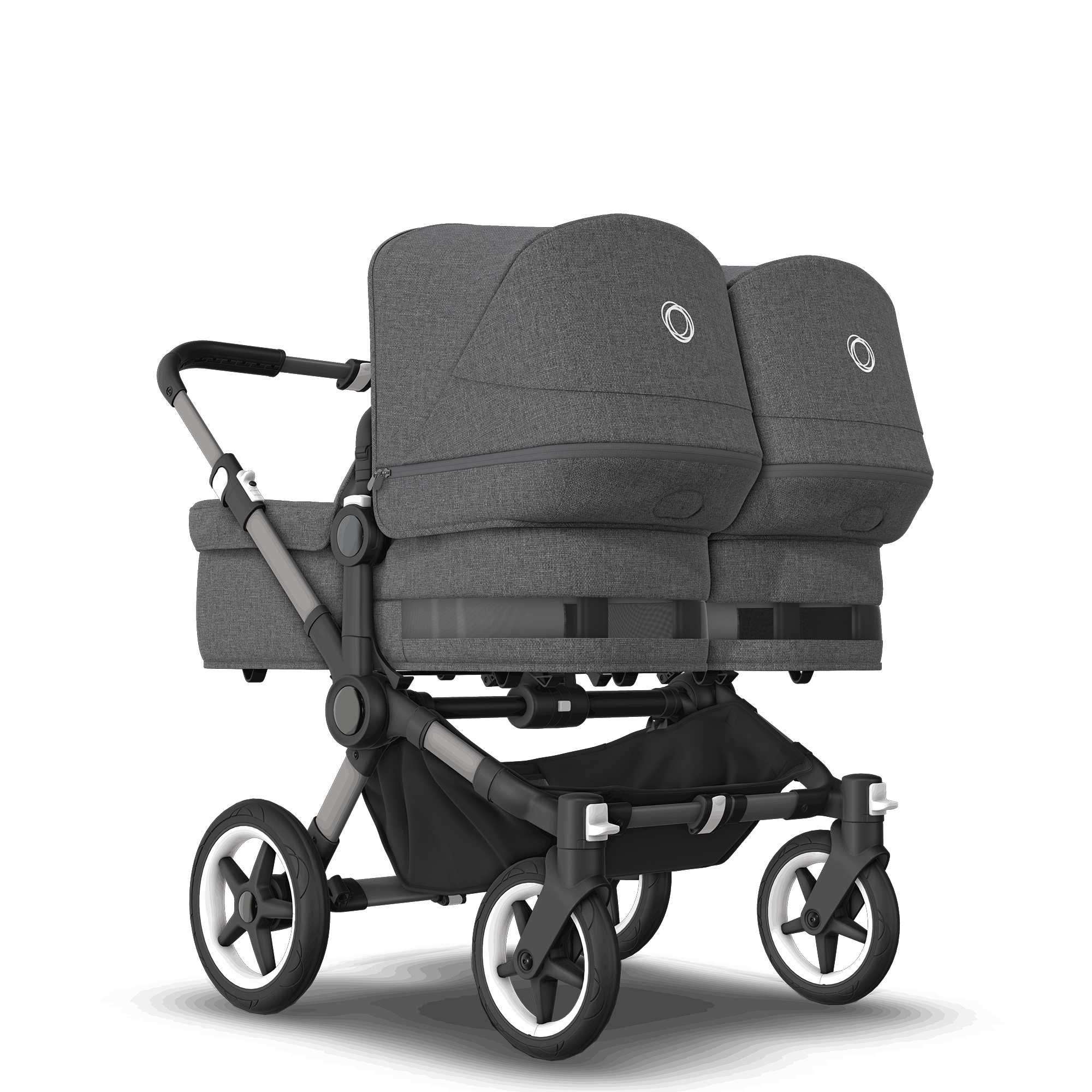 bugaboo donkey 5 twin used Bugaboo Donkey 5 Twin Complete (2 Bassinets and 2 Seat Stroller) – Twinkle Baby Boutique