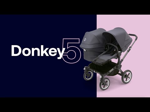 bugaboo donkey 5 twin travel system Bugaboo Donkey 5 Twin Complete (2 Bassinets and 2 Seat Stroller) – Twinkle Baby Boutique